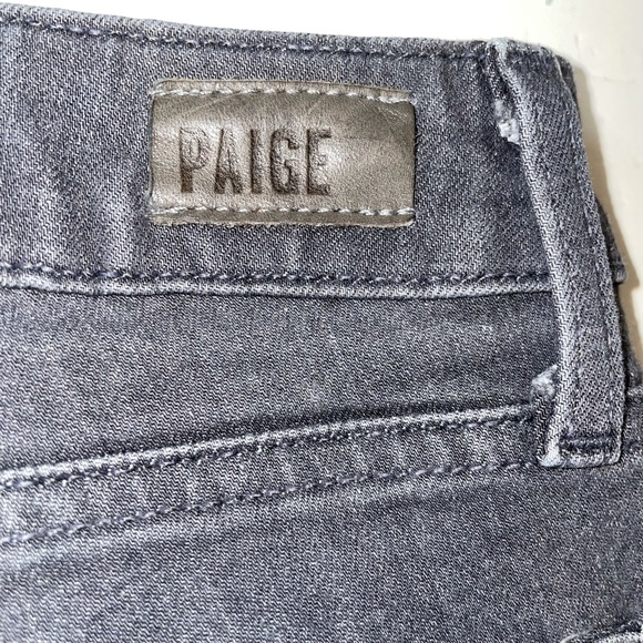 Gray PAIGE Verdugo Ultra Skinny Jeans - Picture 9 of 11